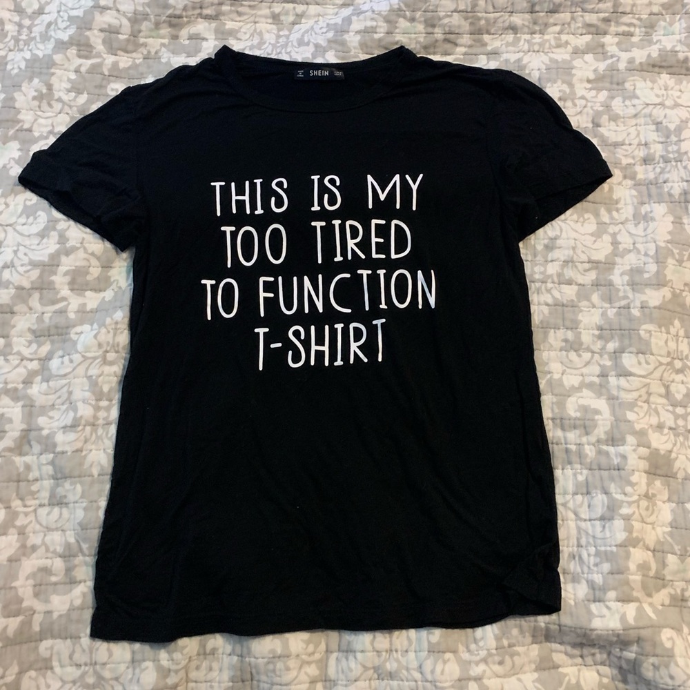 🍁 5/$20 Too Tired To Function Shirt - Picture 1 of 2